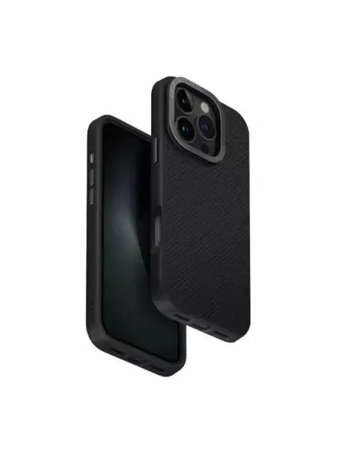 UNIQ HYBRID IPHONE 16 PRO MAGCLICK 360 ROTATING KICKSTAND - CARBON (BLACK) - GulfStore.com