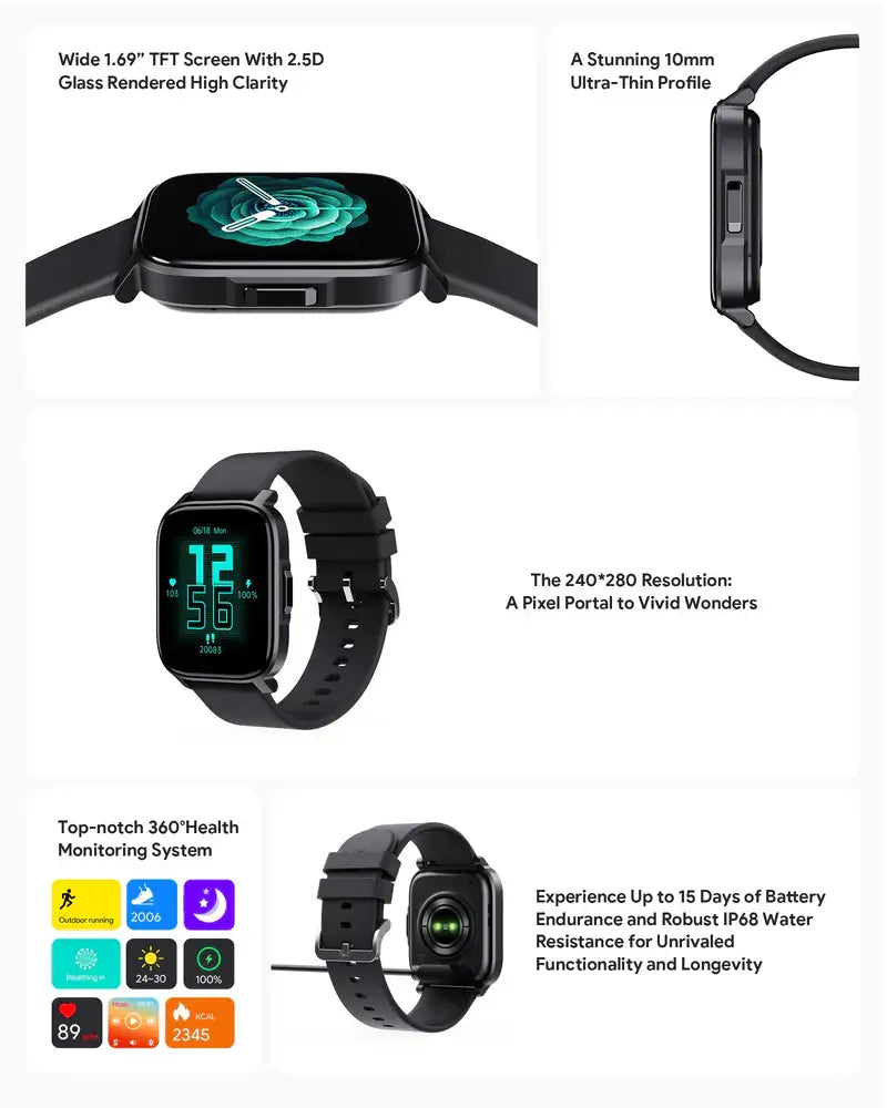SW-1S | Aukey Smart Watch 1S - GulfStore.com