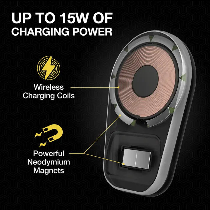 Scosche MagicMount™ Pro Charge5 Window/Dash Magsafe/Universal Wireless Charger