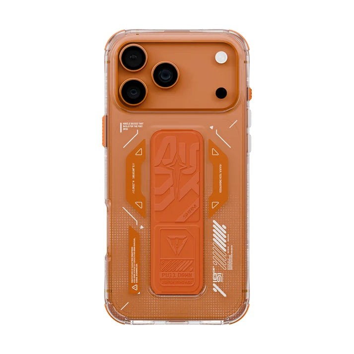 SkinArma |SK-2025IPP6.9-HELIO-ORG| Helio Mag Safe & Grip Stand Case | For IPhone 17 Pro Max , 6.3