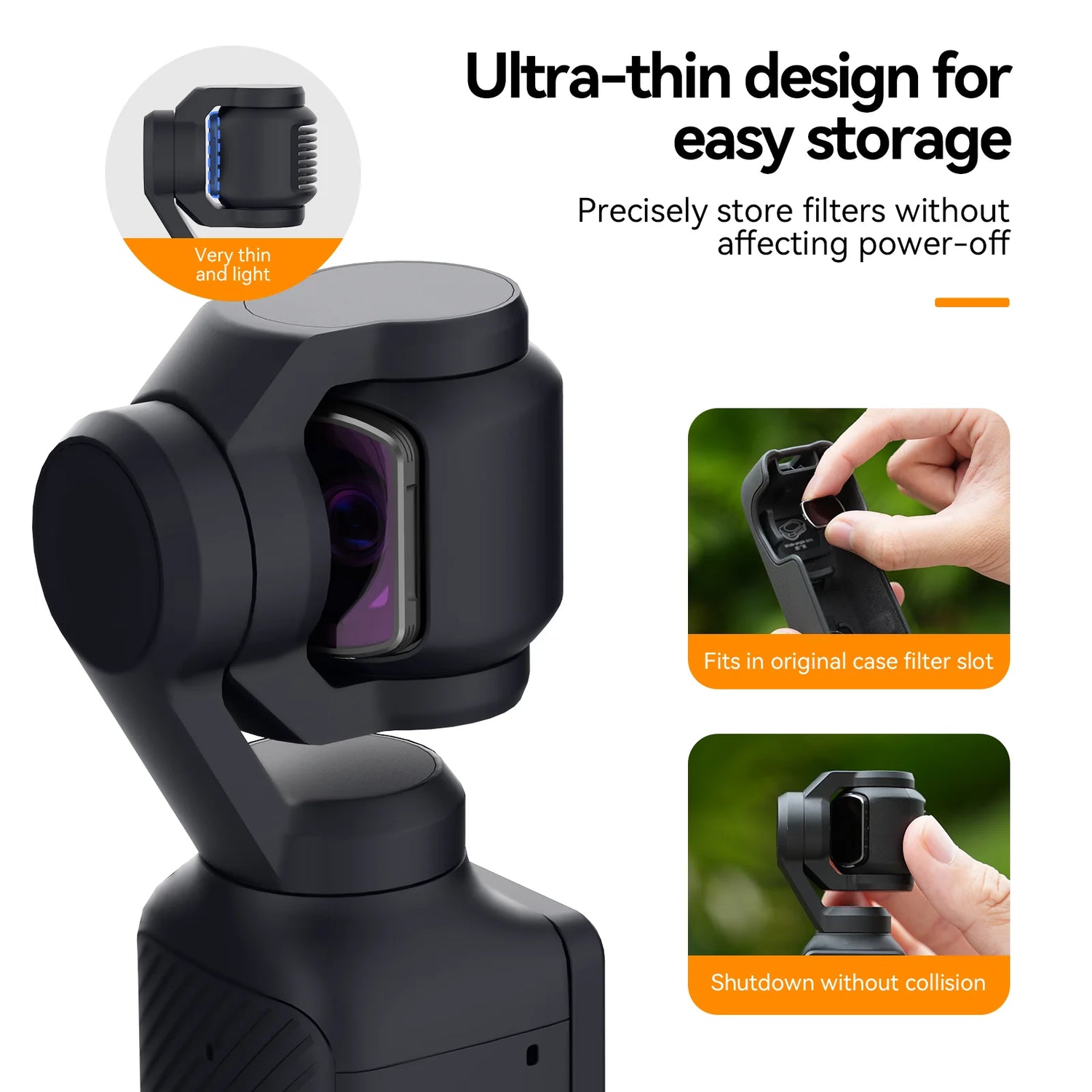 Telesin Filter kit (CPL+ND16/64/256) for DJI Pocket3