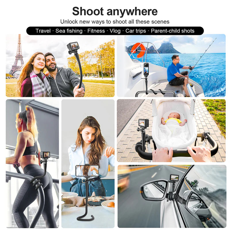 TELESIN Flexible Mount For Action Cameras/Phones