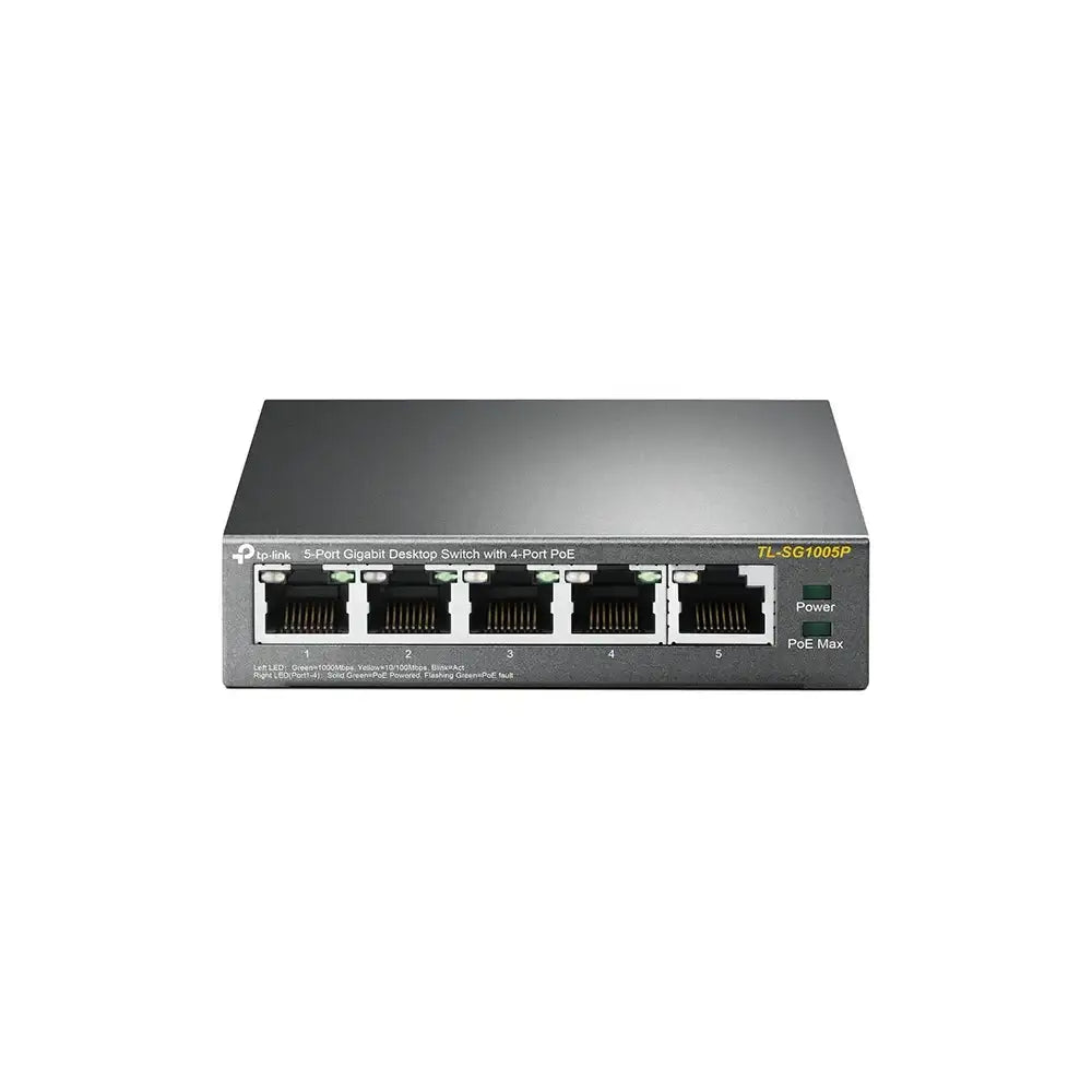TP-Link 5-Port Gigabit Desktop Switch with 4-Port PoE - GulfStore.com
