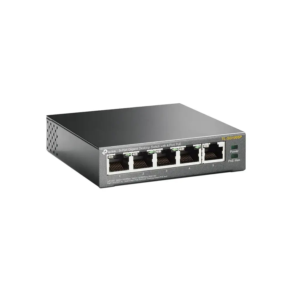 TP-Link 5-Port Gigabit Desktop Switch with 4-Port PoE - GulfStore.com