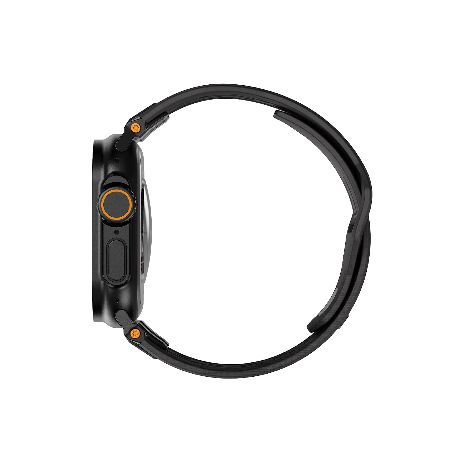 UAG | 194158117236 | UAG Apple Watch 49/45/44/42 Monarch Strap - Black/Black Titanium