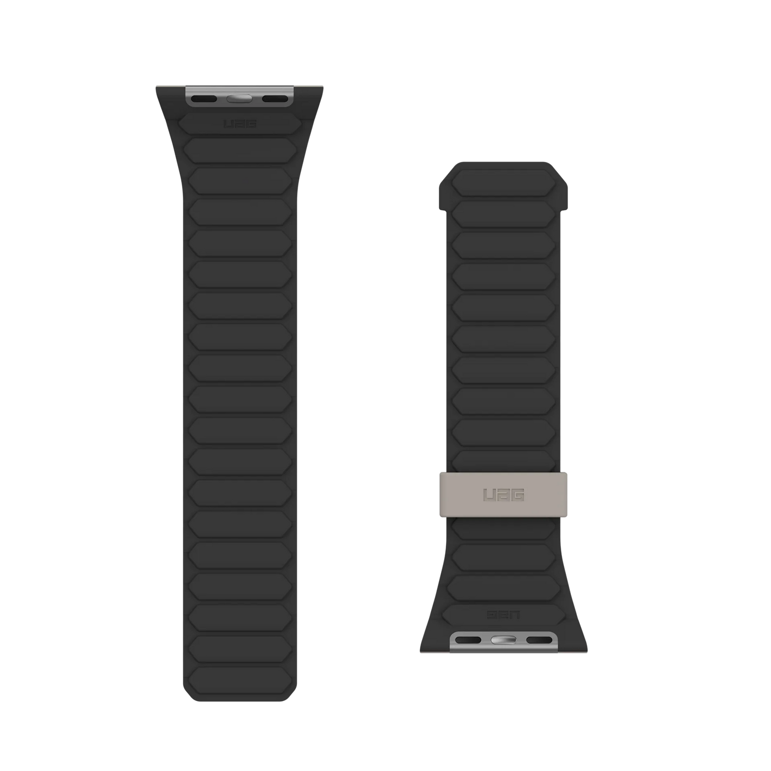 UAG | 194161114036 | UAG Apple Watch Pathfinder Strap 49mm/45mm/44mm/42mm - Black/Titanium
