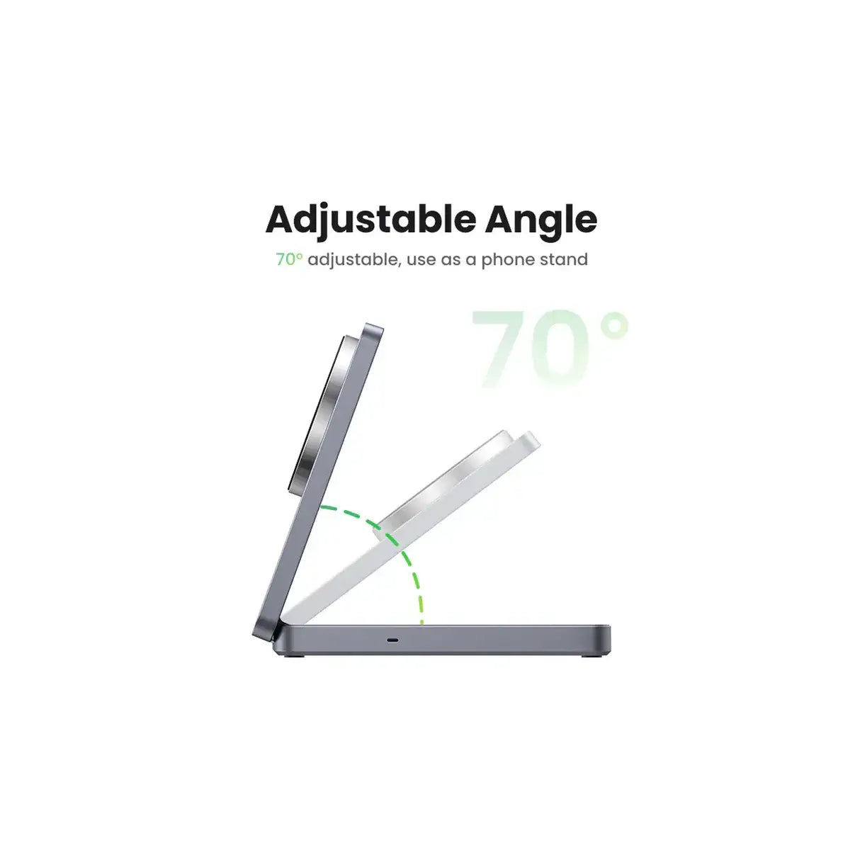 W706 | UGREEN | 2-in-1 Magnetic Wireless Charger 20w | 45057 - GulfStore.com