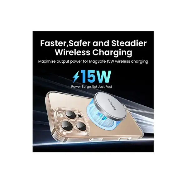 CA112 | UGREEN | Classy Clear Magnetic Protective Case for iPhone 16 Pro Max (Clear) | 45928 - GulfStore.com