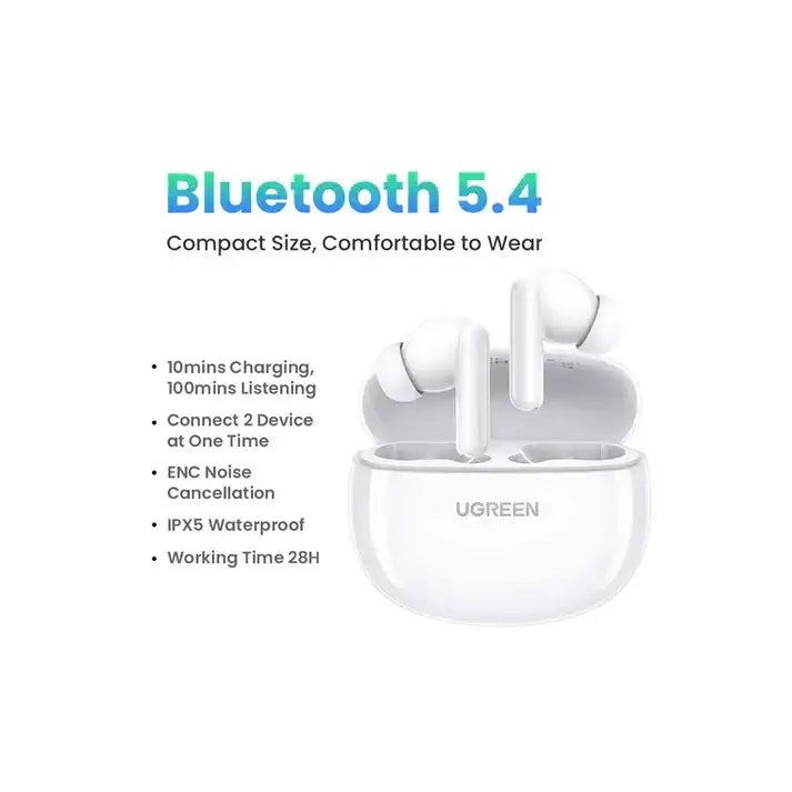 UGREEN HiTune P3 True Wireless Earbuds Wh 45110 - GulfStore.com