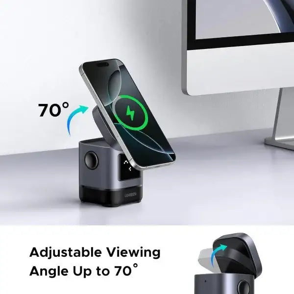 W709 | UGREEN | 2-in-1 Magnetic Wireless Charger 20w | 45775 - GulfStore.com