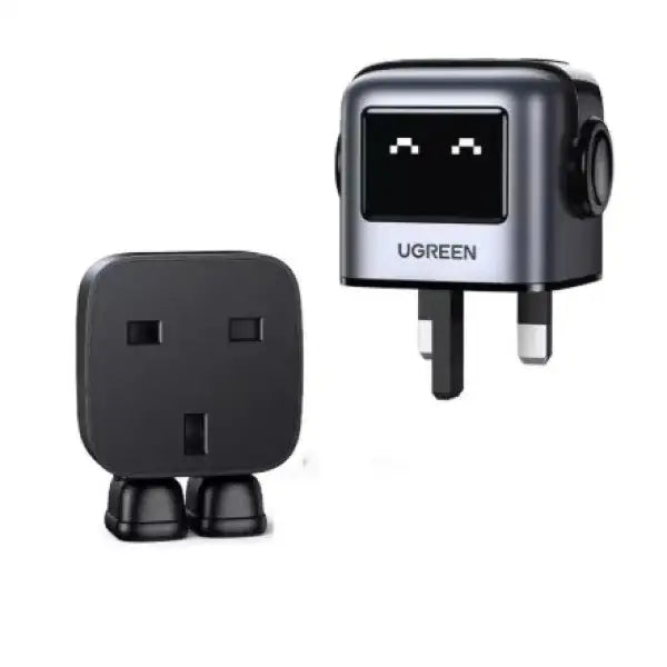 UGREEN Nexode RG 65W 3-Port GaN Fast Charger UK Grey CD361 - GulfStore.com