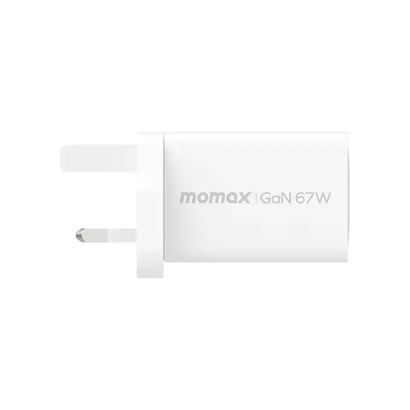 Momax ONEPLUG 67W 3-Port GaN Charger (White) - UM30UKW - GulfStore.com