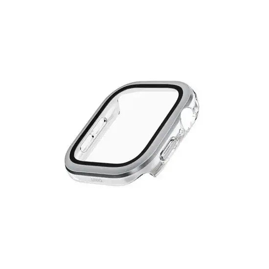 UNIQ VOUTE WATCH CASE WITH TEMPERED GLASS SCREEN 46MM - SILVER (SILVER) - GulfStore.com