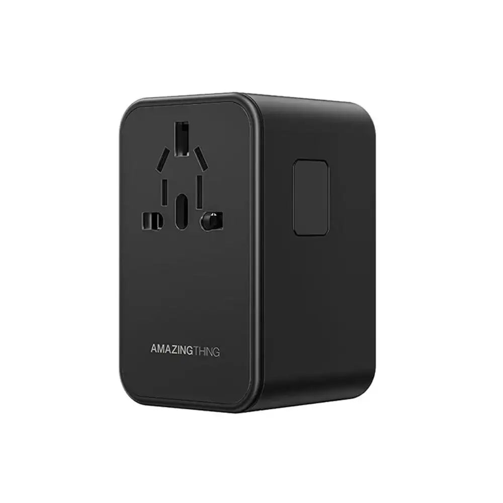 AMAZINGTHING | Explorer PD 35W 5 Ports 2A+3C Travel Charger | Black - GulfStore.com