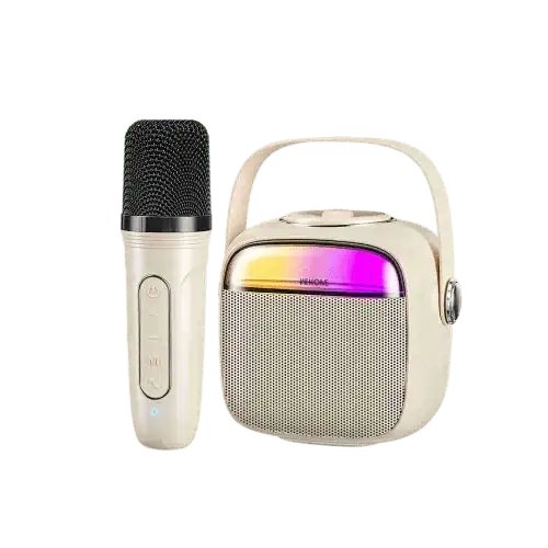 WEKOME D43 Karaoke Speaker , Beige - GulfStore.com