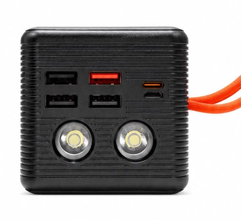 Xiaomi 50000mAh Solar Power Bank with Light and 4 Built-in Cables