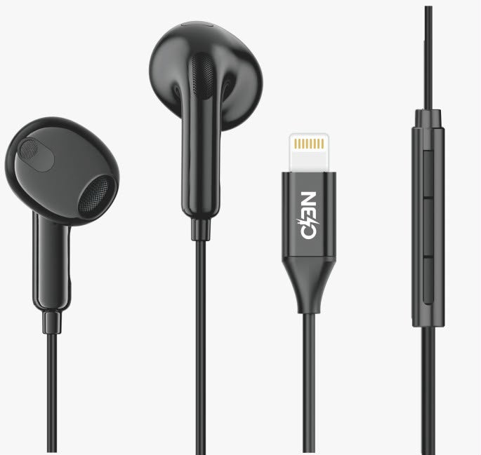 NEO EarPhone - LIGHTNING - Black
