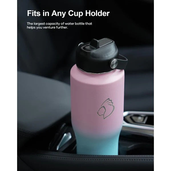 Buzio Trophy Series Water Bottle for Car 1L - Bubble Gum