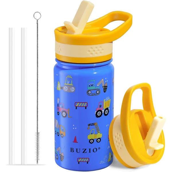 Buzio Kids Tumbler with Straw Lid 500ML - Cars