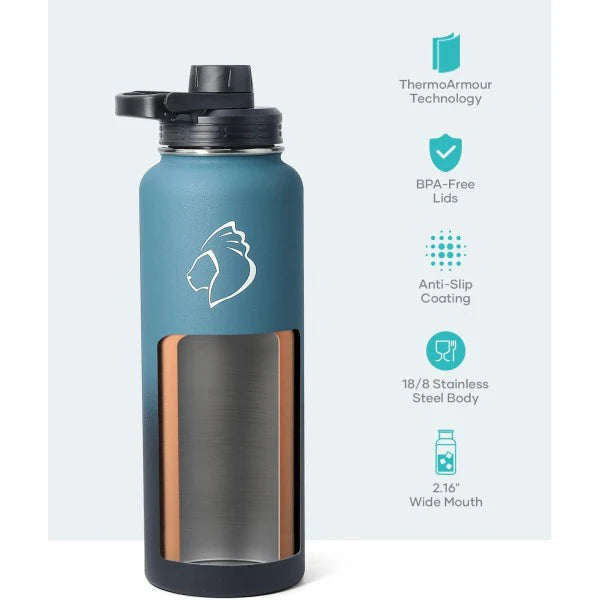 Buzio Trophy Series Water Bottle for Car 1L - Indigo Crush
