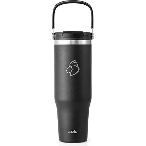 Buzio Swing Series Insulated Tumbler 1.2L - Black