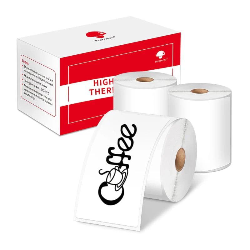 Phomemo 50×80mm White Thermal Label For M110/M120/M200/M220/M221