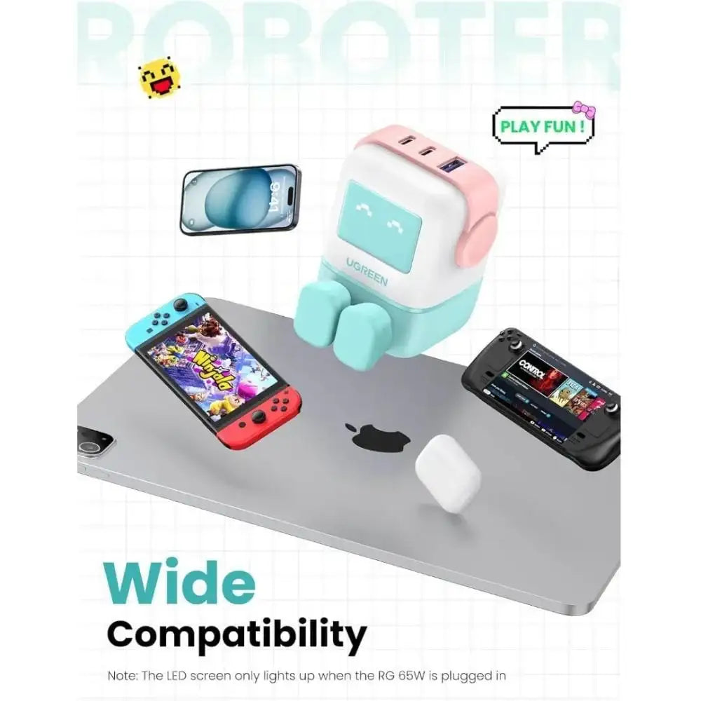 UGREEN Nexode 65W 3-Port GaN Fast Charger 35857 - GulfStore.com