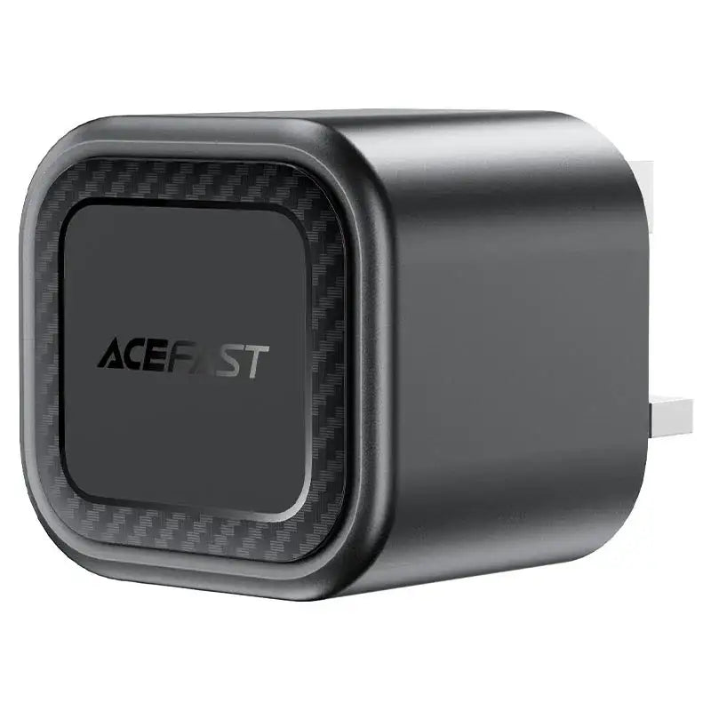 AceFast | 18500 | A121 | PD45W Folding Gan (C+C) Charger Metal | Black - GulfStore.com