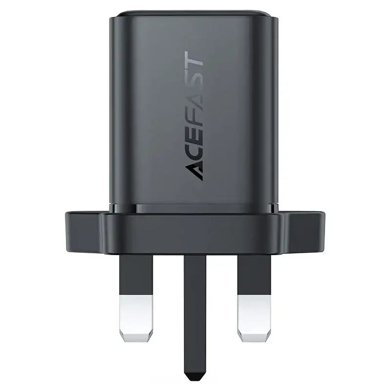 AceFast | 18495 | A125 | PD45W Gan (Usb C) Charger | UK | Black - GulfStore.com
