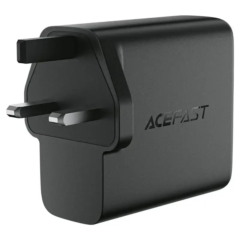 AceFast | 17300 | A97 | PD100W Gan (3*Usb C+Usb A) Charger | UK | Black - GulfStore.com