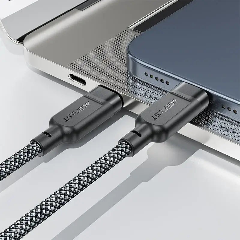 AceFast | 17966 | C6-11 | Usb C 3 In 1 100W Intelligent Balance Charging Data Cable | Black - GulfStore.com
