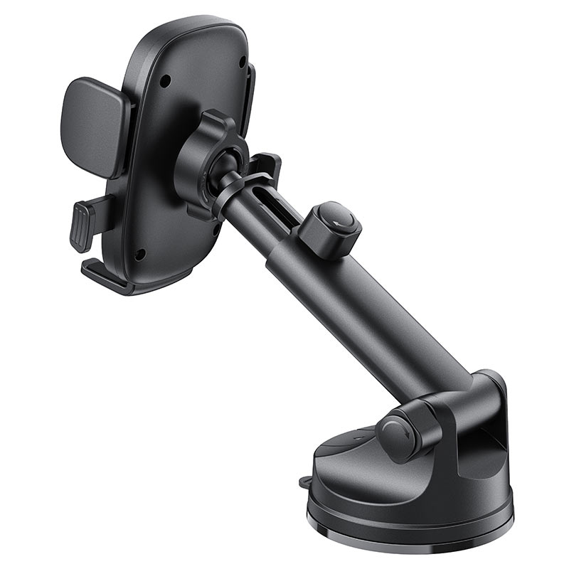 AceFast | 18571 | D57 | One-Key Lock Car Holder For Dashboard | Black