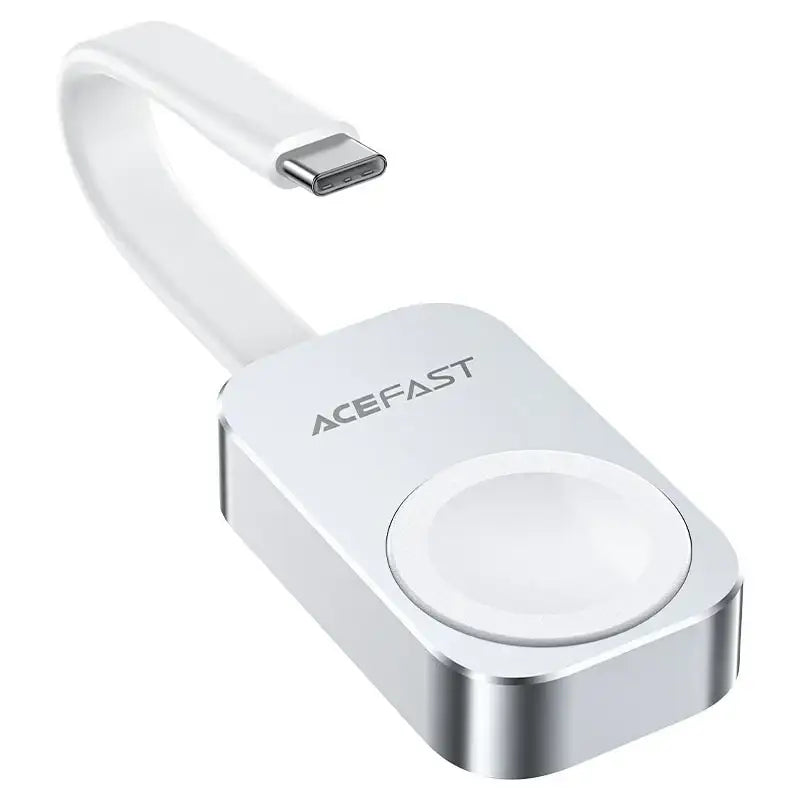 AceFast | 17947 | E21 | 5W Wireless Charger For Iwatch | Silver - GulfStore.com