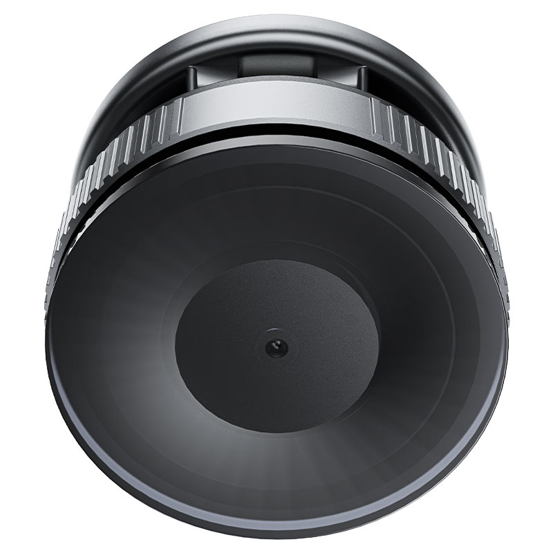 AceFast | 18569 | E28 | Manual Suction Cup Magnetic Phone Holder | Metal Gray