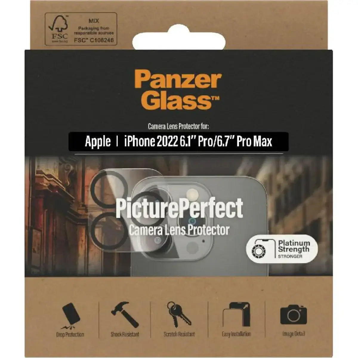 310103638 , PanzerGlass™ PicturePerfect Camera Lens Protector Apple iPhone 14 Pro | 14 Pro Max - 400 - GulfStore.com