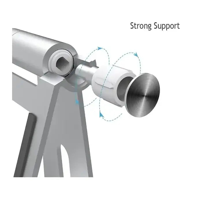 Adjustable Tablet Stand For Tablets & smartphones - Silver - GulfStore.com