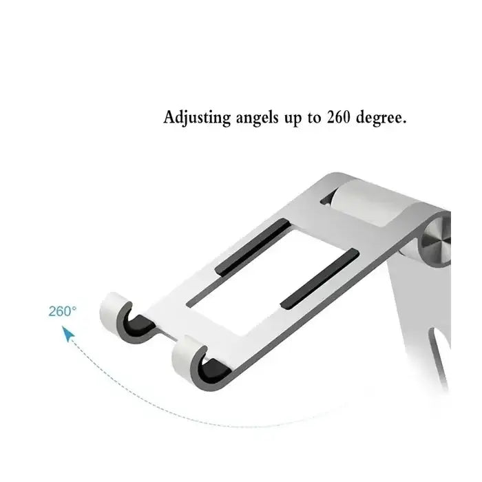 Adjustable Tablet Stand For Tablets & smartphones - Silver - GulfStore.com