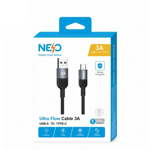 NEO USB TO type C- Black 2M