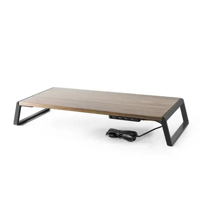 Aluminum Alloy Desk Monitor/notebook/laptop Stand Space Bar Anti-slip Desk Riser With Usb Charging - GulfStore.com