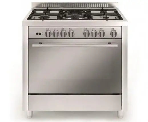 Royxon Gas Cooker Free Standing 100x60 5 Burners Cast Iron - GulfStore.com