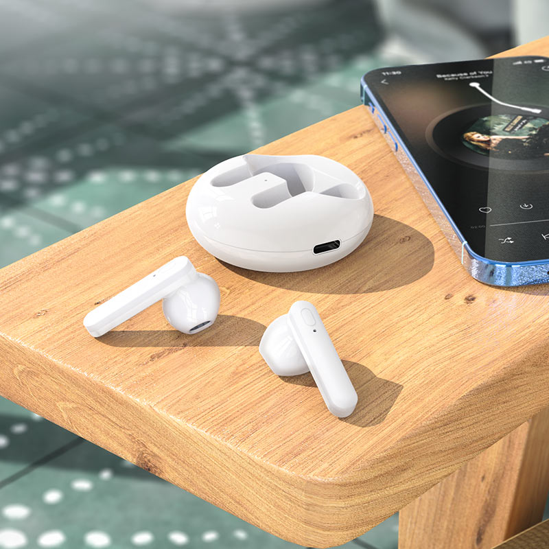 BW80 | Borofone True Wireless Stereo Headset | White