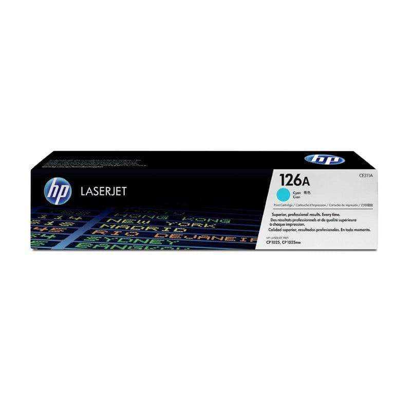 HP 126A Cyan Color - 1K Pages / Cyan Color / Toner Cartridge - GulfStore.com