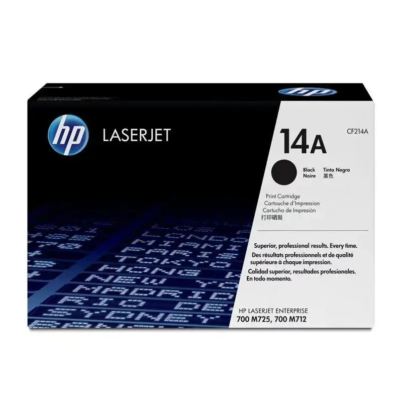HP 14A Black Original LaserJet Toner Cartridge - 10000 Pages / Black Color / Toner Cartridge - GulfStore.com