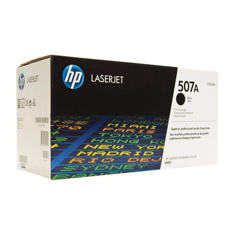HP 507A Black Color - 5.5K Pages / Black Color / Toner Cartridge - GulfStore.com