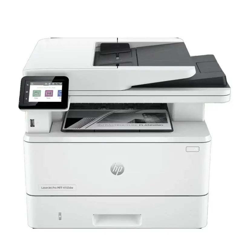 HP LaserJet Pro MFP 4103dw - 40ppm / 1200dpi / A4 / USB / LAN / Wi-Fi / Mono Laser - Printer - GulfStore.com