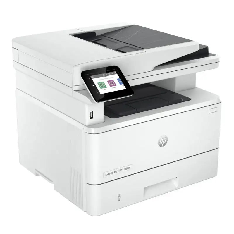 HP LaserJet Pro MFP 4103fdn - 40ppm / 1200dpi / A4 / USB / LAN / FAX / Mono Laser - Printer - GulfStore.com