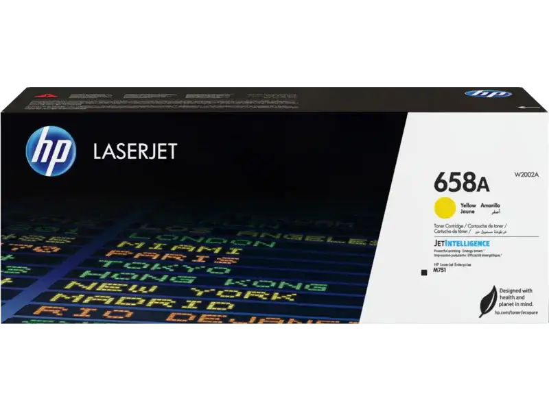 HP 658A Yellow Original LaserJet Toner Cartridge - GulfStore.com