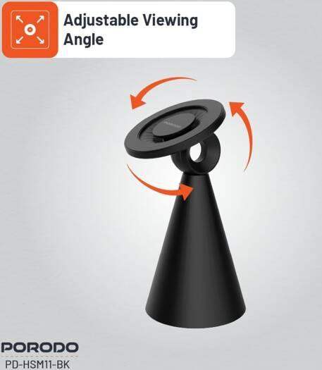 Porodo MagSafe Magnetic Desk Mount - Black - GulfStore.com