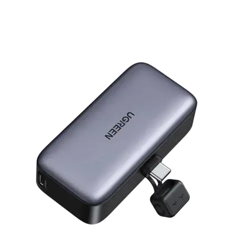 PB503 | UGREEN | 5000mAh PD-20W Power Bank with Built-in USB-C Connector | 35338 - GulfStore.com