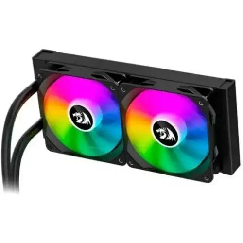 Redragon Ccw-3011 Argb Liquid Cpu Cooler, 240mm Radiator, 2x 120mm Fans With Pwm Control - Black - GulfStore.com